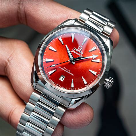 omega seamaster aqua terra red